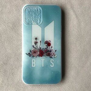 BTS iPhone 12 Pro Max ~ Silicone Phone Case ~ Floral Design ~ Brand New
